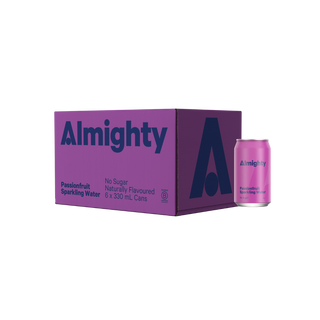 Almighty Passionfruit Sparkling Water