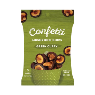 Confetti Mini Green Curry Mushroom Chips (Mini Bags)