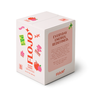 Flojo Sparkling Peach Lychee Yerba+ 330ml