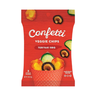 Confetti Mini Teriyaki BBQ Veggie Chips (Mini Bags)