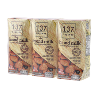 137 Degrees almond Milk Unsweetened 180ml
