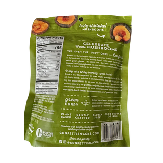 Confetti Green Curry Mushroom Chips (Zipper Pouches)