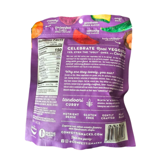 Confetti Tandoori Curry Veggie Chips (Zipper Pouches)