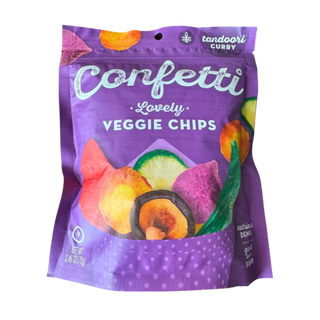 Confetti Tandoori Curry Veggie Chips (Zipper Pouches)