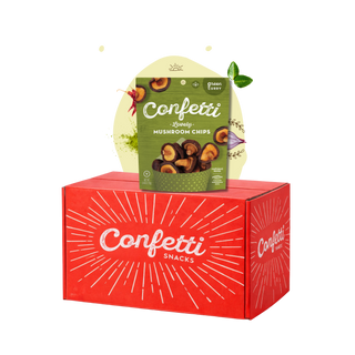 Confetti Green Curry Mushroom Chips (Resealable Packs)