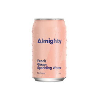 Almighty Peach Ginger Sparkling Water