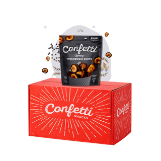 Confetti Black Truffle Mushroom Chips (Resealable Packs)