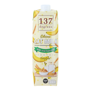 137 Degrees oat milk banana 1L