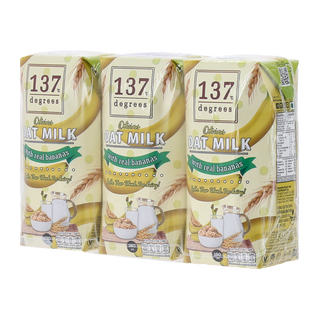 137 Degrees oat milk banana 180ml