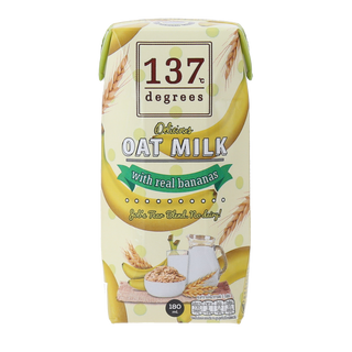 137 Degrees oat milk banana 180ml