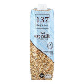 137 Degrees oat Milk unsweetened 1L